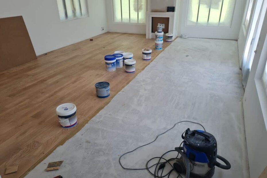 Pose de parquet